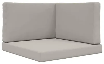 Immagine prodotto di Cuscini per divano da esterno, marca vidaXL, in poliestere, colore grigio, 80 x 80 cm