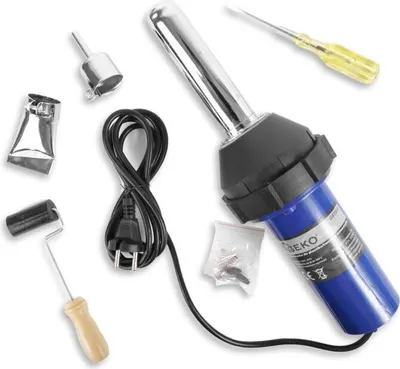 Zdjęcie produktu dla GEKO Zgrzewarka do plastiku na gorące powietrze 1080W, 20-550°C G81036