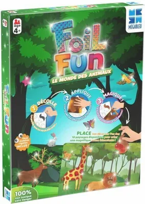 Zdjęcie produktu dla MEGABLEU Foil Fun, Zestaw artystyczny dla dzieci, 4 lat(a), Wielobarwny