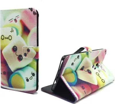 Produktbild von Handyhülle Tasche für Handy Huawei Mate S Schriftzug Marshmallows