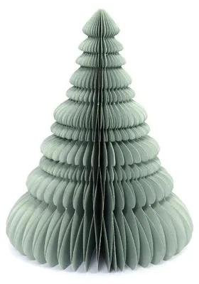 Only Natural – Wabenpapier-Weihnachtsbaum – Mint – 45 cm – Ansicht 1