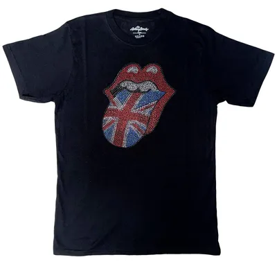 Produktbild von The Rolling Stones Classic UK (Embellished) Black L T-Shirt
