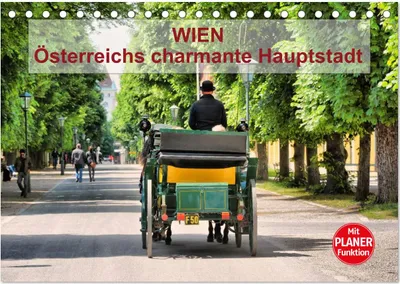 Produktbild von Wien - Österreichs charmante Hauptstadt (Tischkalender 2025 DIN A5 quer), CALVENDO Monatskalender