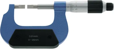 Produktbild von FORMAT Bügelmessschraube für Außennuten 75-100mm, Messbereich:0-25 mm