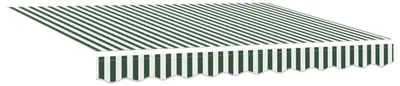 Image de Auvent Vert et blanc 300 x 250 x 165 cm Polyester et Aluminium