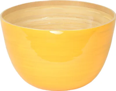 Produktbild von albert L. (punkt) L. (punkt) Bambus-Schüssel gelb 26 x 16 cm