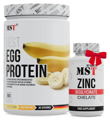 Produktbild von Protein EGG White 900g Banana