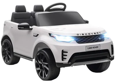 Immagine prodotto di Macchina Elettrica per Bambini Licenza Ufficiale Land Rover Discovery 12V con Telecomando Bianco