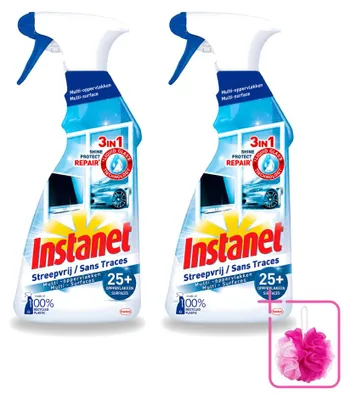 Produktbild von 2 x Instanet 3-in-1 Multi-Oberflächen Reinigungsspray - 725 ml - Sparpackung - 2 Stücke