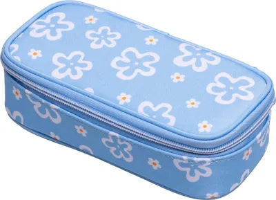 Produktbild von Walker Schlampermäppchen Fame Ace Pencil Box Floral Adventure hellblau