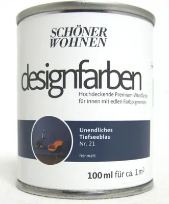 Produktbild von Designfarbe Unendliches Tiefseeblau Nr.21 100 ml