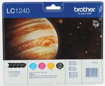 Zdjęcie produktu dla Brother LC1240 Value Pack - 4 sztuki - czarny, żółty, cyjan, magenta