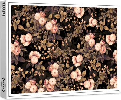 Produktbild von raxxa Premium-Puzzle "Die Renaissance der antiken Rosenmuster", 1000 Teile