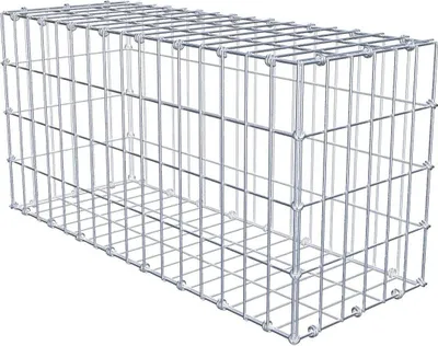 Produktbild von Gabione 80 cm x 40 cm x 30 cm (L x H x T), Maschenweite 5 x 10 cm, Spiralring