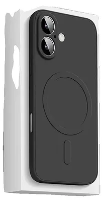 Image de Coque en silicone souple, conception résistante aux chocs, ajustement parfait, noir