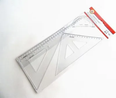 Obrázek produktu pro Koh-i-noor geometrická souprava velká 3ks transparenstní