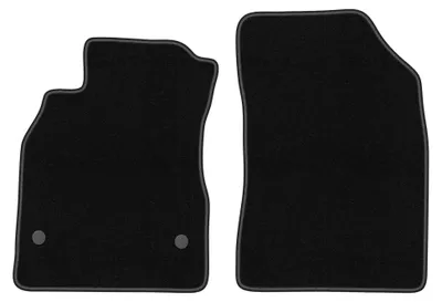 Productafbeelding van Velours voormatten voor Renault Fluence 2009-2016 (sedan) – 2-delig, zwart, op maat – Wielganizator BASIC