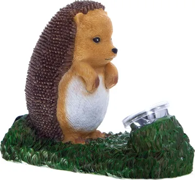Produktbild von Zombie Igel Gartenfigur mit Solarlampe