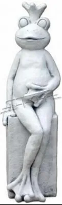 Immagine prodotto di Decorazione da giardino Rana Terrazza Figure di pietra Figura Decorazione Statua Scultura Nuovo