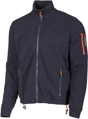 Produktbild von Ivanhoe Weste Hadar Windbreaker mit durchgehendem Reißverschluss Navy-feine Wolle-Blau