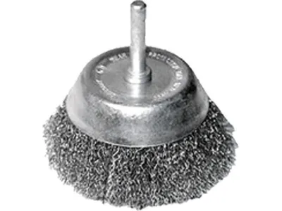 Produktbild von Extol Craft Rotationsbürste (17057) Ø 63 mm, gewellter Draht S 0,3 mm, Schaft 6 mm