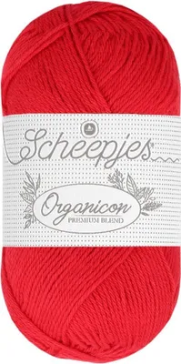 Produktbild von Scheepjes Organicon 50g 244 Red Rose