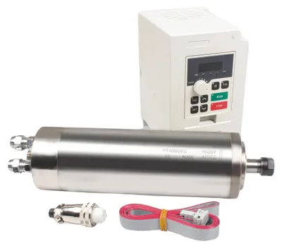 Image de Moteur à broche, étanche, haute vitesse, avec variateur de fréquence, 220 V