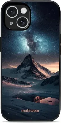 Image de Étui pour téléphone portable iPhone 15, Mobiwear Glossy Case, Nachtberg