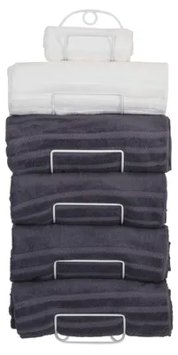 Produktbild von Soduku Handtuchhalter Wandmontage Metall Weinregal Handtuchregal für Badezimmer