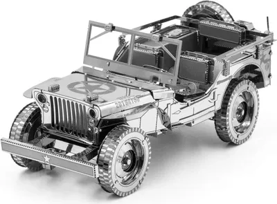 Produktbild von METAL EARTH 3D-Puzzle Jeep Willys MB Overland (ICONX)