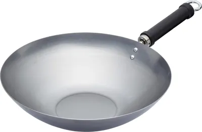 Produktbild von 30 cm Carbon Wokpfanne - Schwarz