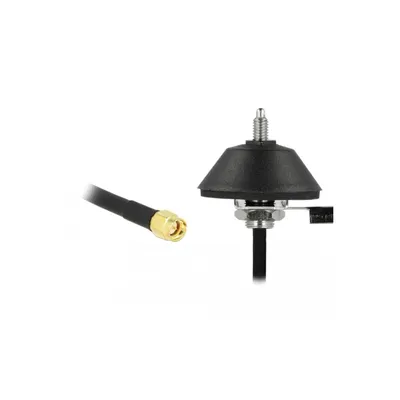 Obrázok produktu pre DeLOCK 12582, 7 dBi, 0.698 - 0.96; 1.71 - 2.17; 2.5 - 2.7 GHz, 50 ohm, Všesmerová anténa, SMA, Samec