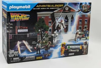Produktbild von PLAYMOBIL 70574 - Adventskalender - Back to the Future Zurück in die Zukunft Advent Kalender