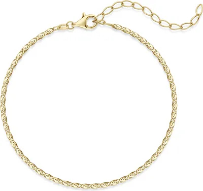 Produktbild von MATERIA by Matthias Wagner S-Panzerkette Gold Armband 1,8mm SA-25-Gold