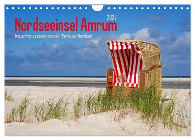 Produktbild von Nordseeinsel Amrum (Wandkalender 2027 DIN A4 quer), CALVENDO Monatskalender