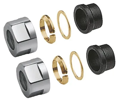 Produktbild von Sapho Messing-Klemmverschraubung 1/2" 15mm, Chrom