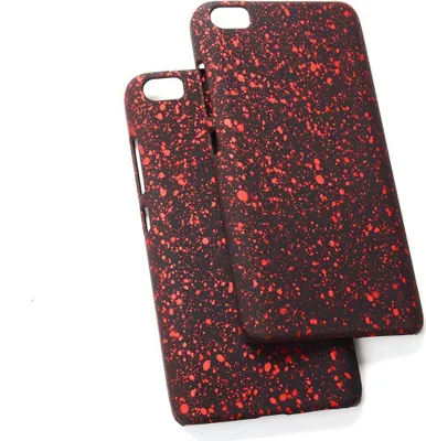 Produktbild von Handy Hülle Schutz Case Bumper Schale für Xiaomi Mi 5 3D Sterne Rot