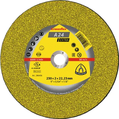 Produktbild von Klingspor Schruppscheibe 125x6mm für Metall gekröpft Bohrung 22,23mm - 188466