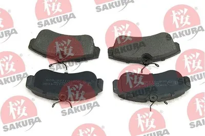 Produktbild von SAKURA Bremsbeläge Satz Vorne Bremsklötze für NISSAN ALMERA II Hatchback (N16) 600-10-4100