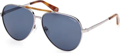 Produktbild von Guess Gu5209 Polarisierte Sonnenbrille Silber  Mann Silber One Size