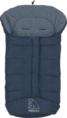 Produktbild von Heitmann Felle Winterfußsack Serie "Eisbärchen" Farbe: Blau/Meliert 7965MB