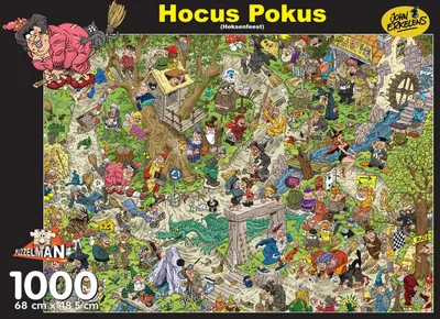 Produktbild von Puzzelman Puzzle Hexenfest 1000 Teile John Erkelens Puzzle