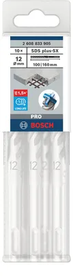 Immagine prodotto di Punte Bosch PRO SDS Plus-5X, 12x100x160 mm