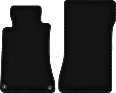 Immagine prodotto di Wielganizator Tappetini anteriori in velluto per Mercedes C W203 (2000-2008, berlina, station wagon) neri, set 2 pz, con fissaggi