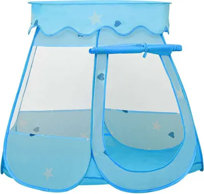 Produktbild von vidaXL Kinder-Spielzelt Blau 102x102x82 cm