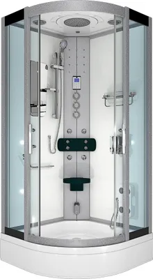 Produktbild von Dampfdusche Duschtempel Sauna Dusche Duschkabine D46-60T3-EC 100x100
