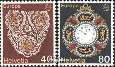 Produktbild von Briefmarken Schweiz 1976 Mi 1073-1074 (kompl.Ausgabe) postfrisch Europamarken