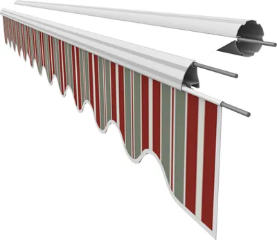 Produktbild von VANA Markisen Volant für 3 m Markisen Markisenstoff Markisentuch Sonnenschutz nur Volant fertig genäht Maß 2,82 x 0,21 m Design SPD036