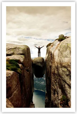 Produktbild von Poster - Poster ohne Rahmen - Felsen Gipfel Wolken - 61x91,5 cm - Wand Bild - Wanddeko - Wandbilder - Kunstposter - Wandposter - Bilder - Kunstdruck - Wanddekoration - Wandbild - P2XPA61x91-5147