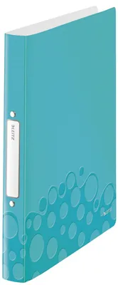Produktbild von Leitz Ringbuch WOW 42570051 DIN A4 2Ringe 32mm eisblau